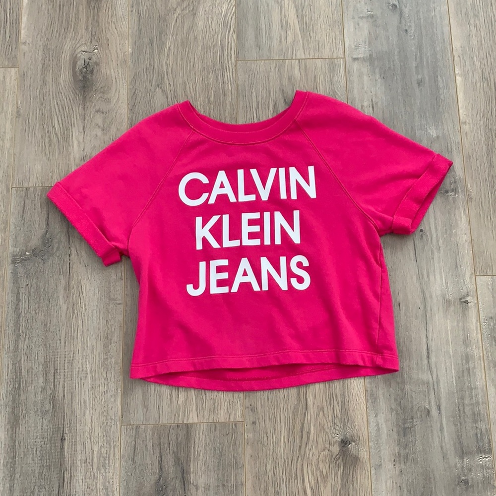 Calvin Klein Women’s XS Pink Crop Top💞